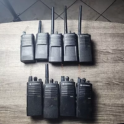 Motorola (2) RMU2040 (2) RMV2080 (4) RDU2020 +1 Two-Way Radio  (Missing BUTTONS) • $200