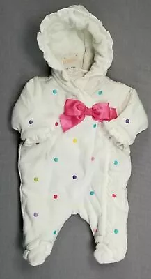 Baby Girl Clothes New Gymboree Preemie To 5Lbs Colorful Dots Winter Snowsuit • $74.99