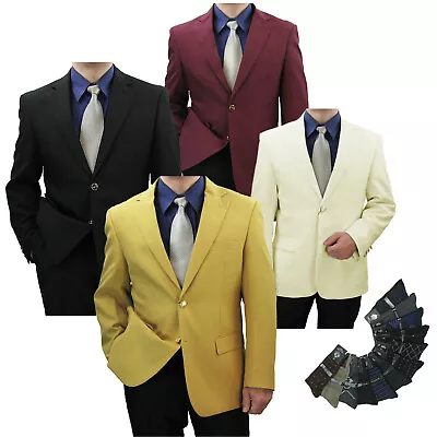 Sharp Hand Tailored Regular-Fit Men's Blazer W/1 Pair Of Socks Size 36S-62L • $106.21