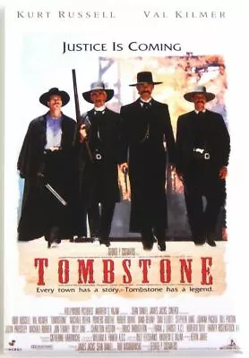 Tombstone MAGNET 2 X3  Refrigerator Locker Movie Poster Style 2 • $6.95