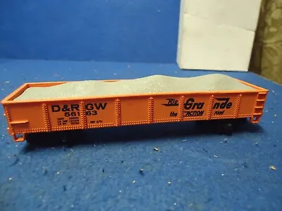 H.O Scale Rio Grande  The Action Road  D&RGW Railroad Gondola #56232 With Load • $1.69