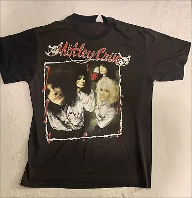 Motley Crue Tour 1989 2 Sided Vintage Graphic 100% Cotton Shirt S-5XL 103257 • $28.99