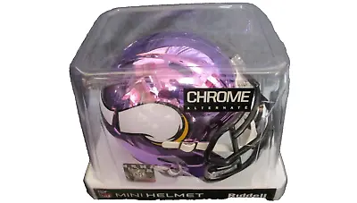 Minnesota Vikings Riddell Speed Chrome 2018 Mini Helmet New In Box • $99.99