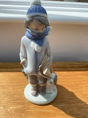 NAO Lladro Boy With Dog • £12.50