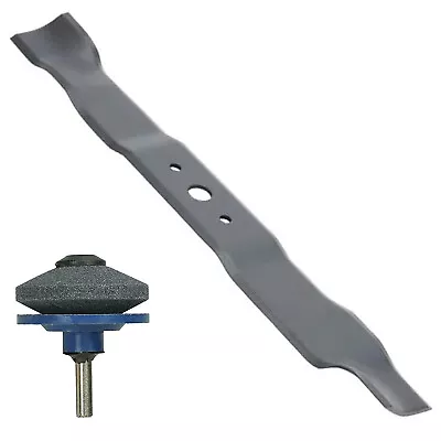 MACALLISTER Lawnmower Blade MPRM53SP 51cm 181004459/0 181004462/0 + Sharpener • £29.25