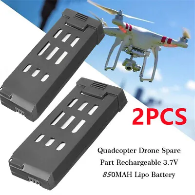 $31.54 • Buy 2-Packs Replacement 3.7V 850mAh Batteries For Eachine E58 Quadcopter Drone