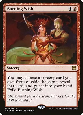 Burning Wish 152 Rare Conspiracy: Take The Crown CN2 MTG • $1.99