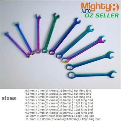 Miniature Mini Metric Combination Wrench Spanner:4/4.5/5/5.5/6/7/8/9/10/11mm • $3.54