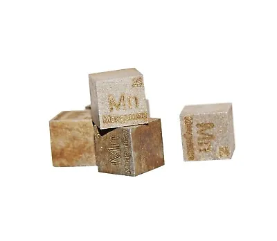 Manganese Metal 1 Inch 25.4mm Density Cube 99.7% For Element Collection USA SHIP • $405