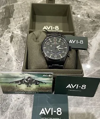 AVI-8 Hawker Harrier II Quartz Chronograph Watch AV-4031-14 • £80