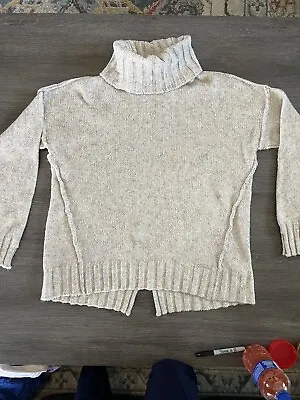 Michael Kors Women’s Gray Turtle Neck Wool Blend Sweater Size Large • $12.37