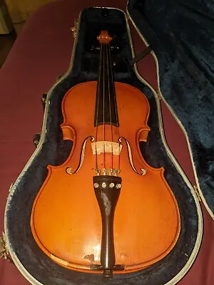 $155 • Buy Vintage 1997 Glaesel Model VA20E1 15 Inch Viola Stradivarius With Case No Bow
