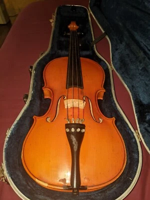 $155 • Buy Vintage 1997 Glaesel Model VA20E1 15 Inch Viola Stradivarius With Case No Bow