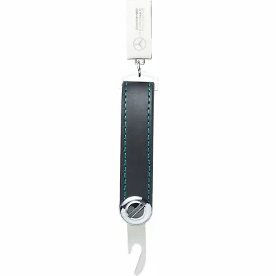 Mercedes AMG Petronas F1 Leather Keychain • $26