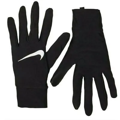 Nike Dri-Fit LightWeight Running Warm Gloves Black Winter Size Small/Med/Large  • £22.99