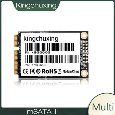 £10.31 • Buy Kingchuxing MSATA SSD 128GB 256GB 512GB Solid State Drive For Desk/Laptop