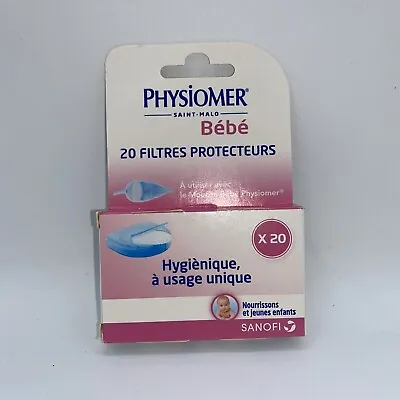 20x Physiomer Protective Filters For Physiomer Nasal Aspirator C74 • £9.99