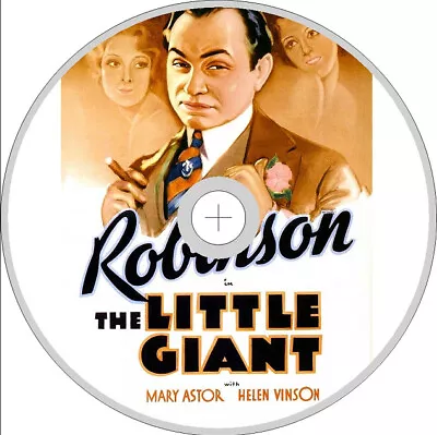 The Little Giant (1933) Pre-Code Crime Comedy Edward G. Robinson Mary Astor • £4