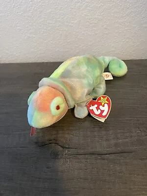 Ty Beanie Baby Rainbow Chameleon RARE • $500