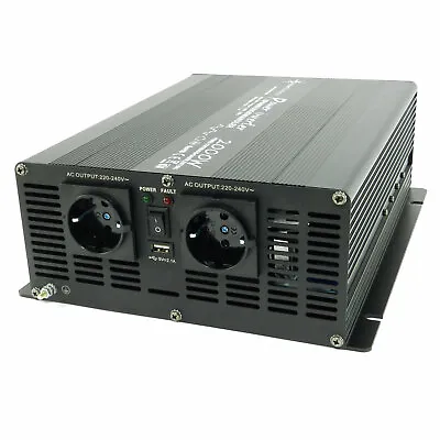 Voltage Converter 2000 4000 Watt 24V To 230V Power USB New Boxed • £135.82