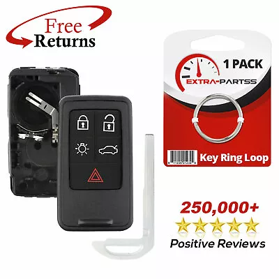 Remote 5btn Smart Key Fob Shell Case For Volvo (KR55WK49264) • $12.95