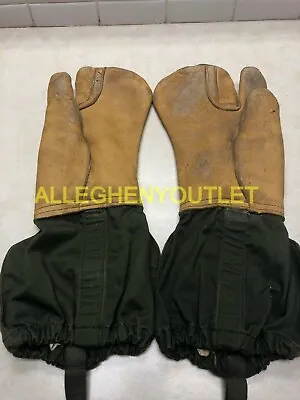 US Military TRIGGER FINGER MITTEN SHELLS Hunting Gloves MED & LRG USED GC • $10.99