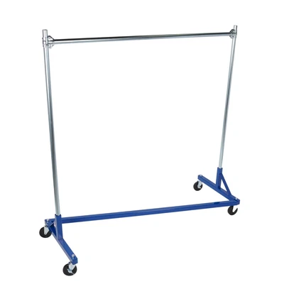 $157 • Buy Super Heavy-Duty Single-Rail Z-Truck Clothing Rack -  Rack Holds 500lbs