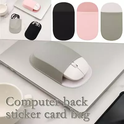 Universal Mouse Holder For Laptop Reusable Adhesive Pouch Stick-On Mouse I6Q9 • $2.42