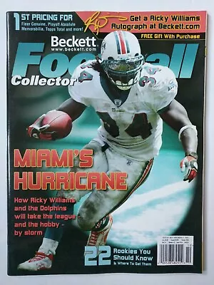 Beckett Football Card Magazine October 2003 Miami Hurricane Ricky Williams • $9.99