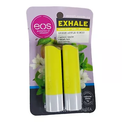 EOS Super Soft Shea Lip Balm Exhale Green Apple Tonic • $14.99