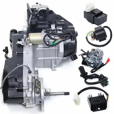 150CC Single Cylinder 4-Stroke Scooter Complete Engine Motor CVT Long Case 8Pole • $331.55