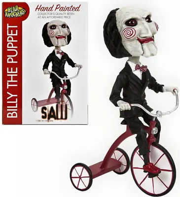 SAW Head Knocker Bobble-Head Billy The Puppet Riding Tricycle NECA • $182.22