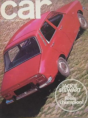 CAR Magazine October 1969 Featuring Triumph Fiat Morris Taurus MGB • $9.93