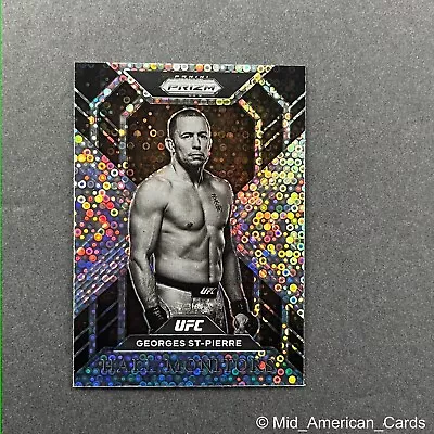 2023 Panini Prizm UFC Georges St Pierre Hall Monitors Disco Prizm Under Card #4 • $3.49