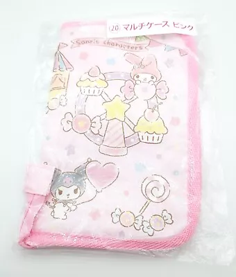 Sanrio My Melody Kuromi Keroppi 6  Pink Zipper Pouch Purse Bag Japan Carnival • $10