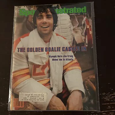 Sports Illustrated Jim Craig Team USA Goalie 3/10/1980 • $4