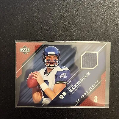 2005 Upper Deck Matt Hasselbeck Game Used Jersey #GJ-MH Seahawks • $4