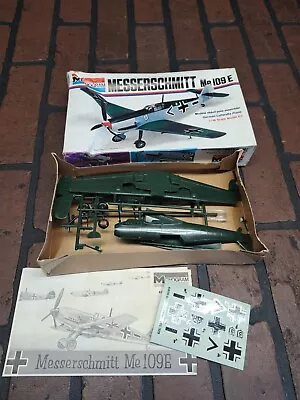 Monogram Messerschmitt Vintage 1973 Me109E Model Kit 1:48 Scale  • $17.99