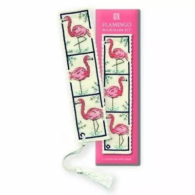 £8.45 • Buy Flamingo Bookmark Cross Stitch Kit (Textile Heritage)