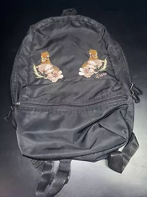 Vans California Black Backpack With Rare Tiger Patches Limited Edition Bookbag  • $44.95