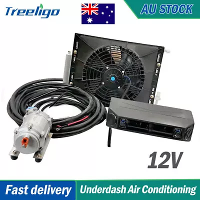 12V Underdash Air Conditioning Evaporator Kit AC Compressor Auto Air Conditioner • $899.99