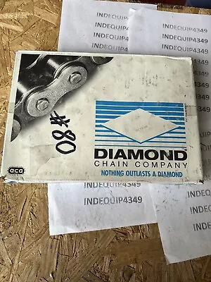 DIAMOND 80 ANSI X-1334-010 ROLLER CHAIN 10' NEW IN BOX Pallet 02 • $165