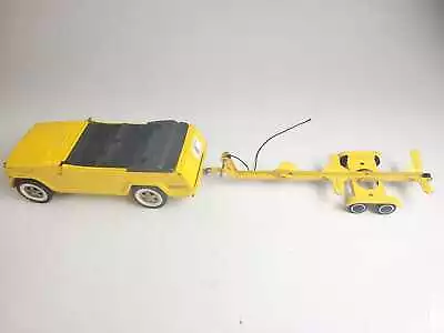 Tonka Jeepster With Trailer Vintage Pressed Steel Yellow • $69.99