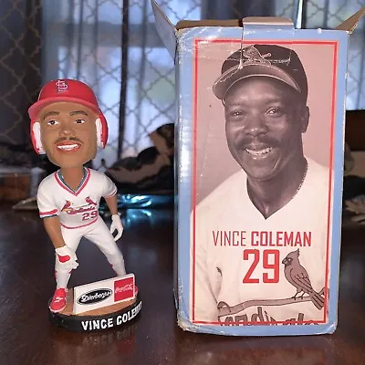2010 SGA Coca Cola Dierbergs St Louis Cardinals Vince Coleman Bobblehead • $35.99
