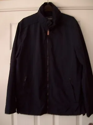 Mens Maine (debenhams) Jacket Medium Navy With Enclosed Hood • £10