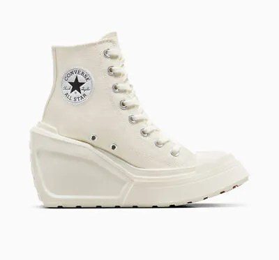 Converse Chuck 70 De Luxe Wedge Women's High-Top Platform Shoes White • $385.35