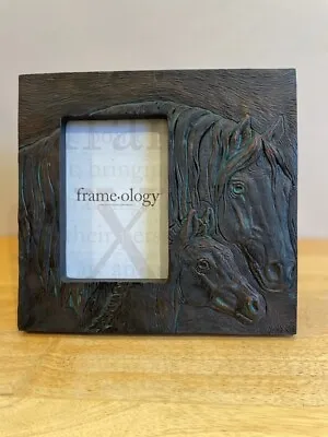 Frame-ology Heavy Picture Frame  4 X 6” Photo Mare & Foal Horses • $14.99