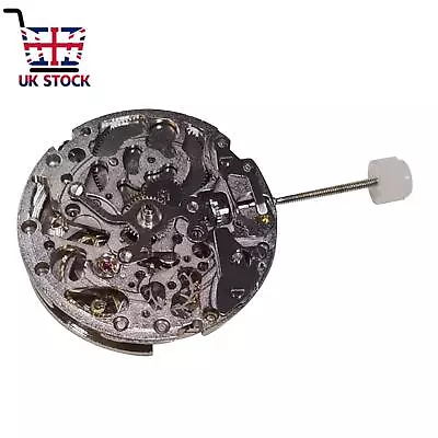 High Accuracy 3-Hand Hollow Automatic Mechanical Watch Movement For Miyota 8N24 • £25.26