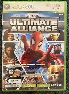 Marvel Ultimate Alliance Xbox 360 Game Tested And Working With Manual • $12.99