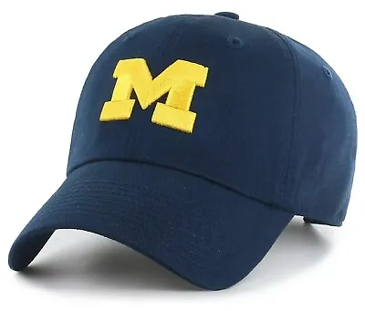 Michigan Wolverines Hat Authentic Clean Up Blue Ncaa Football Team New Cap • $25.99